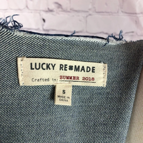 lucky remade jean jacket size small - Picture 7 of 7